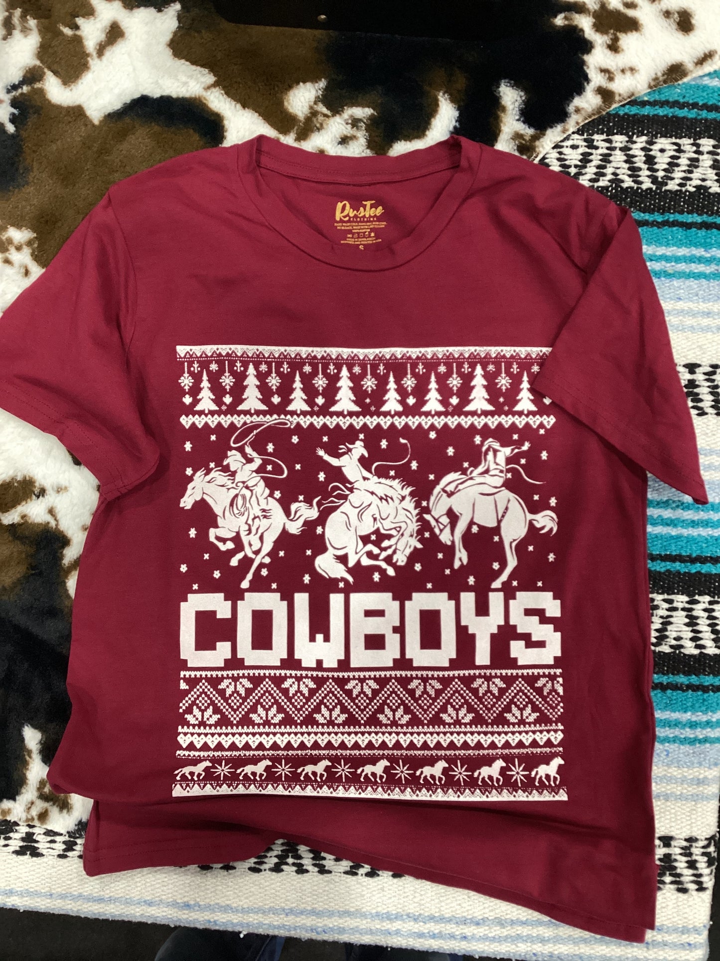 Cowboys Christmas T-Shirt