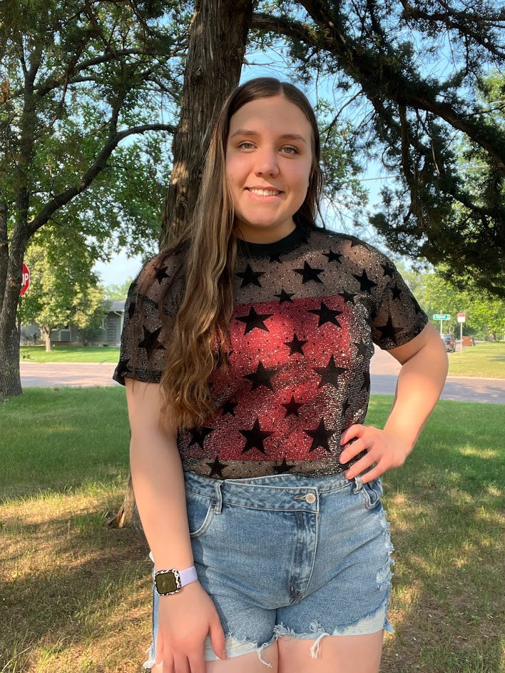 Mesh Stars Shirt