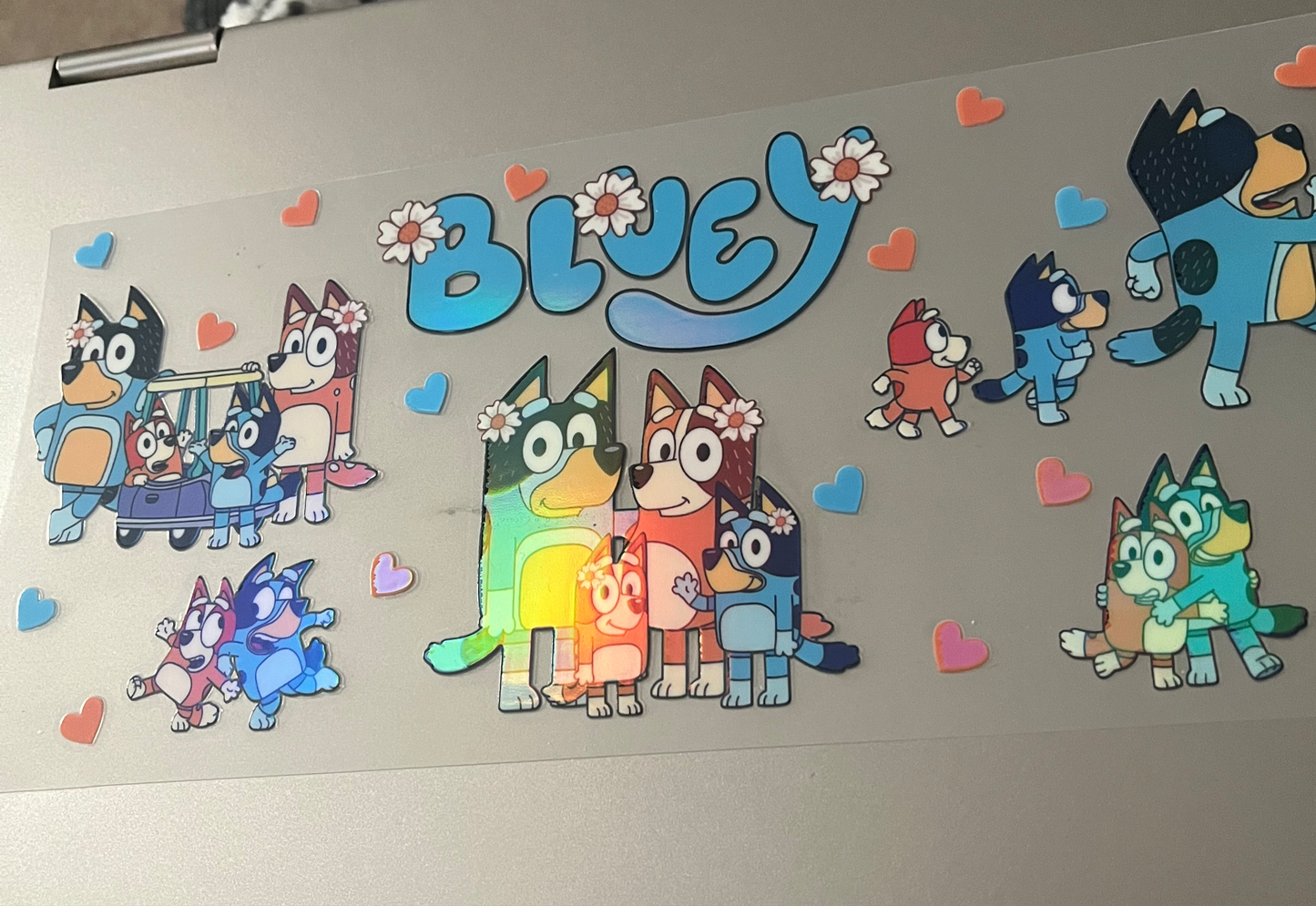 Holographic Bluey Decal