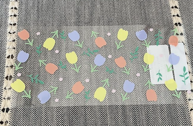 Pastel Tulips Decal