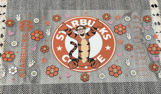 Tigger Flowers Decal