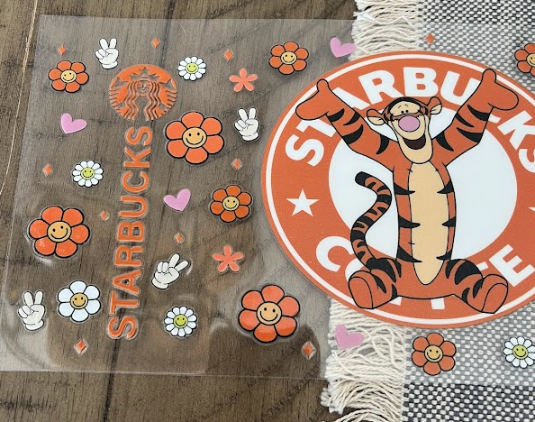 Tigger Flowers Decal