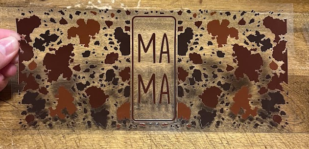 Mama Cow Print Decal