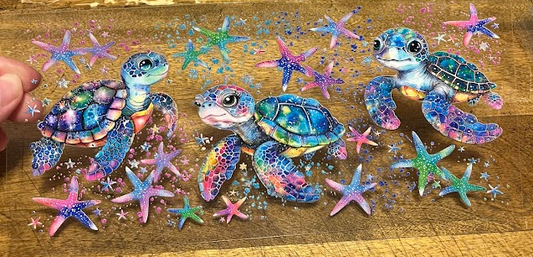 Turtles & Starfish Decal