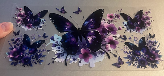 Purple Butterflies Decal