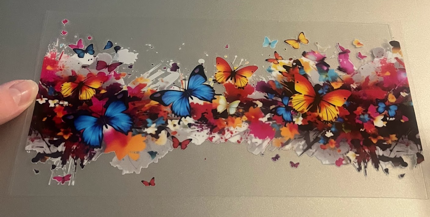 Colorful Butterfly Decal