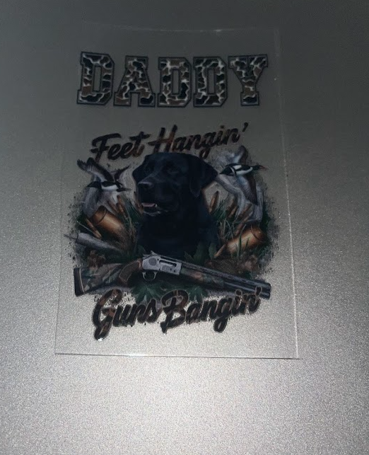 Dad Hunting Decal