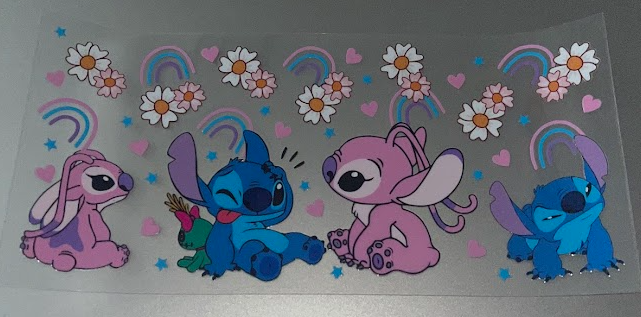 Stitch & Angel Decal