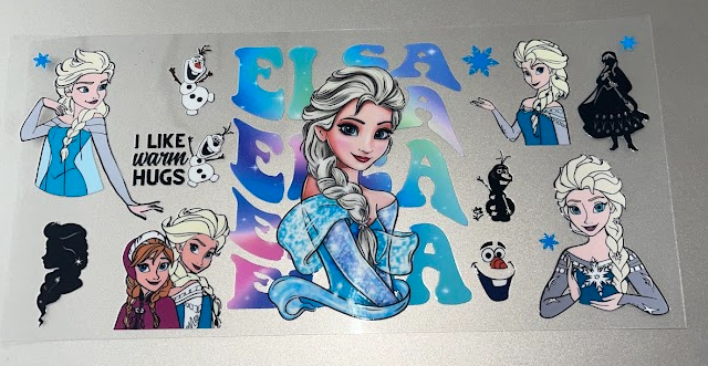 Elsa Princess Decal