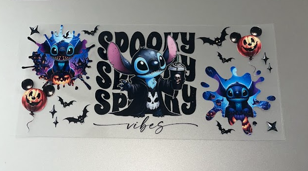 Stitch Spooky Vibes 2 Decal