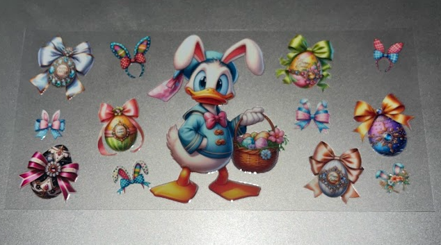 Donald Duck Easter Decal