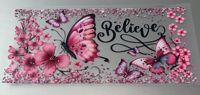 Believe Pink Decal