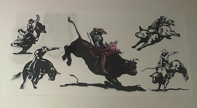 Bull Riding Decal