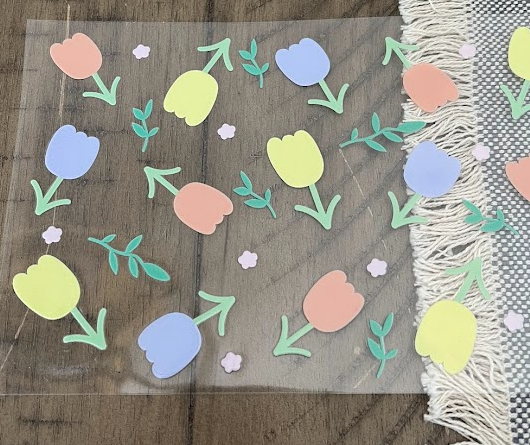 Pastel Tulips Decal