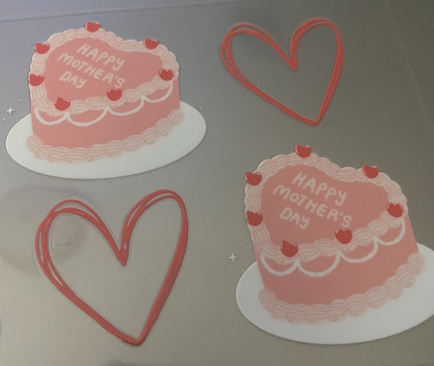 Happy Mothers Day Cake Decal