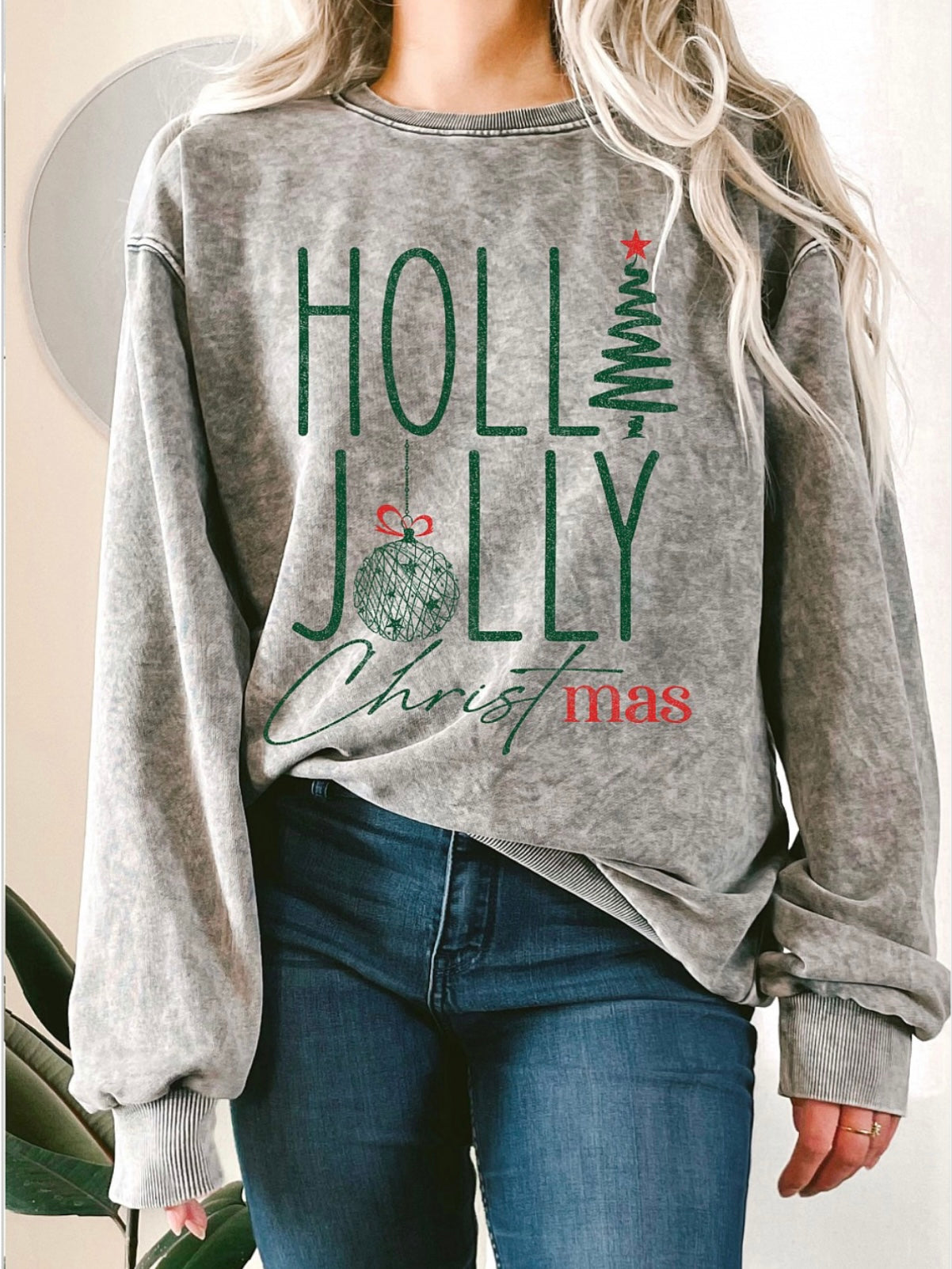 Holly Jolly Crew Neck