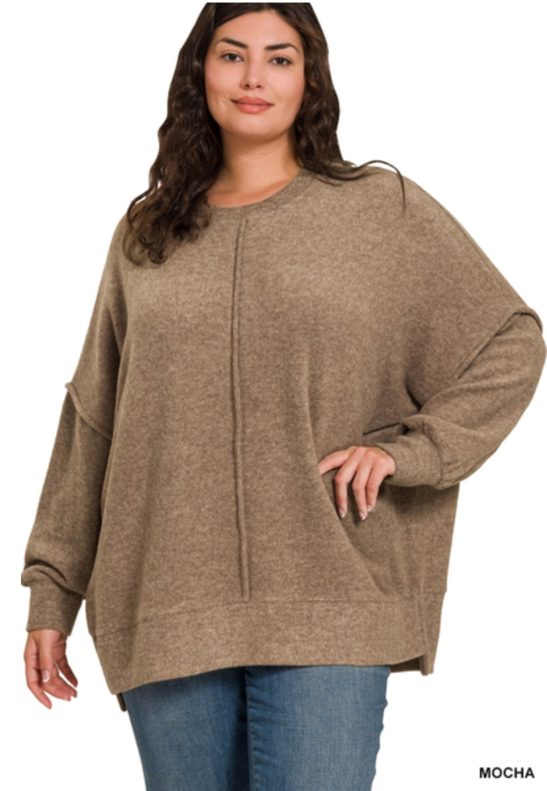 Melange Hacci Oversized Sweater