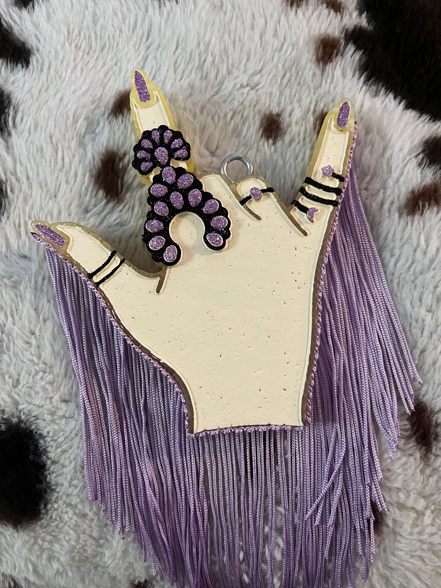 Purple Jewelry Hand Freshie