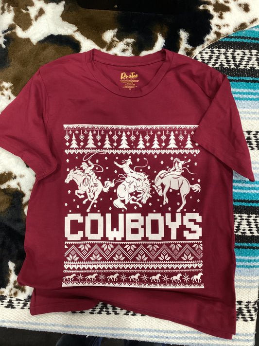 Cowboys Christmas T-Shirt