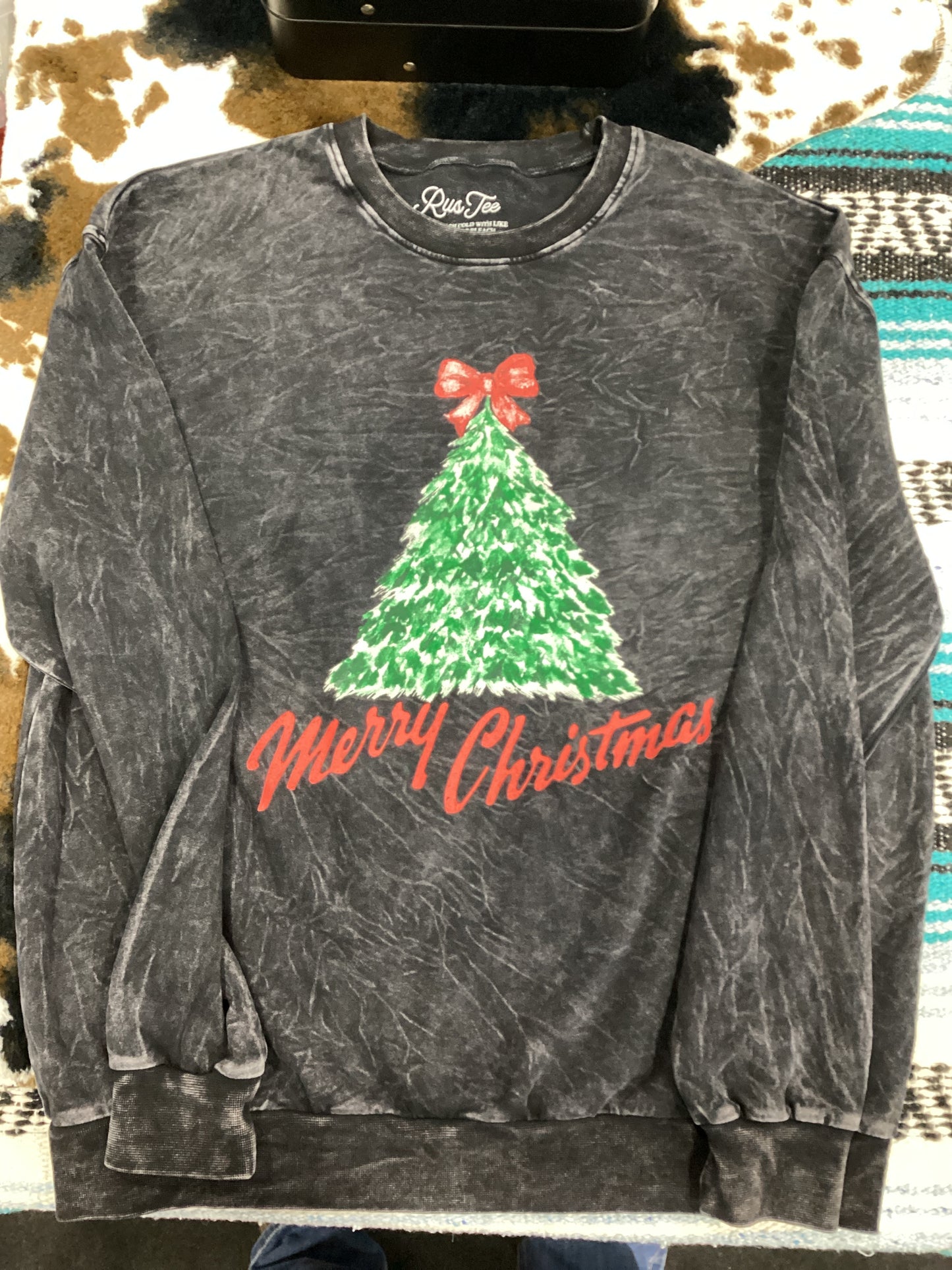 Merry Christmas Tree Crew Neck