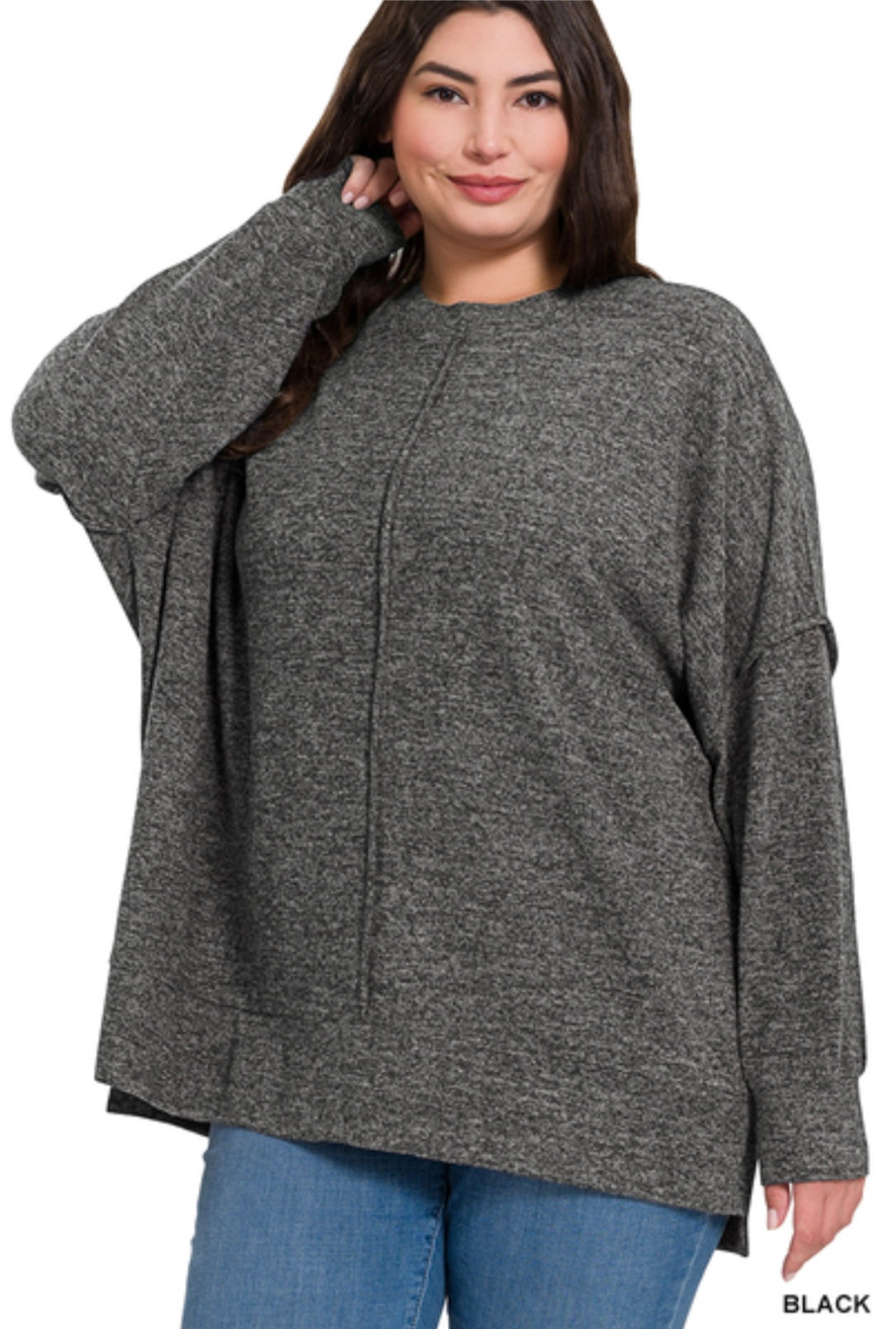 Melange Hacci Oversized Sweater