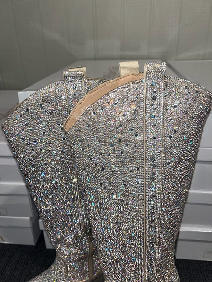 Rhinestone Boots