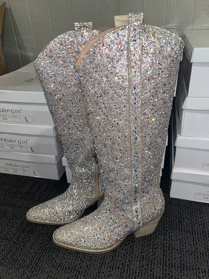Rhinestone Boots