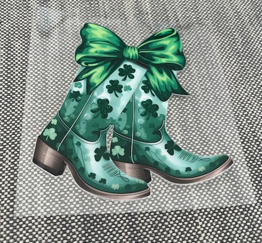 St Patty Boots Decal