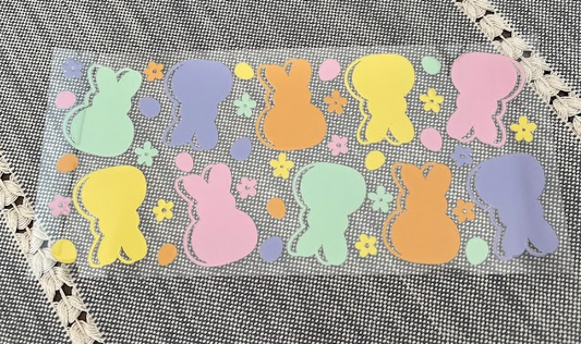 Colorful Bunnies Decal