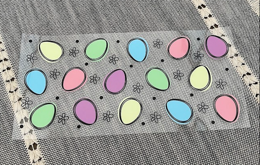 Colorful Easter Eggs Decal