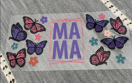 Butterfly Mama Decal