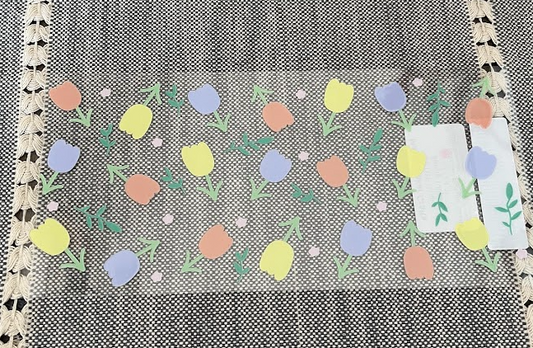 Pastel Tulips Decal