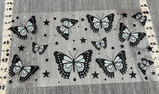 Black & Grey Butterflies Decal