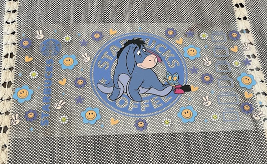 Eeyore Flowers Decal