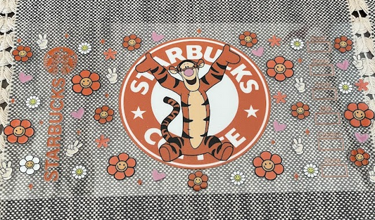 Tigger Flowers Decal