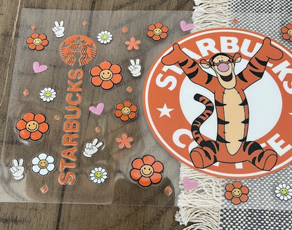 Tigger Flowers Decal
