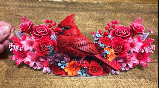 Cardinal Flower Decal