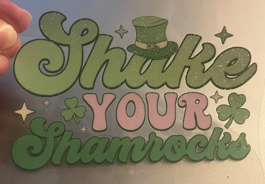 Shake Your Shamrocks Decal
