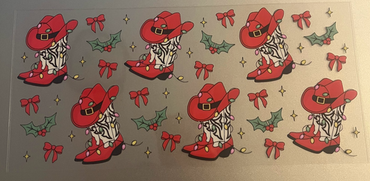 Christmas Boots Decal