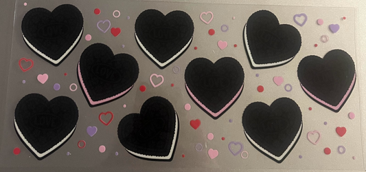 Oreo Hearts Decal