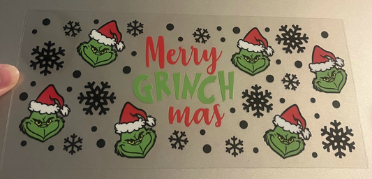 Merry Grinchmas Decal