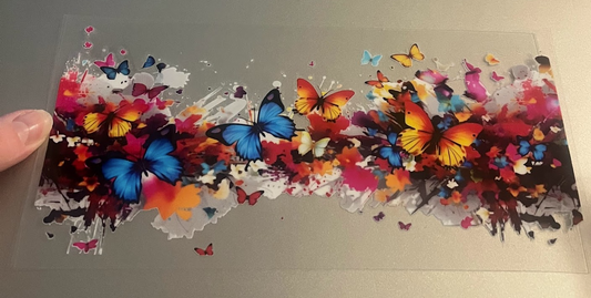Colorful Butterfly Decal