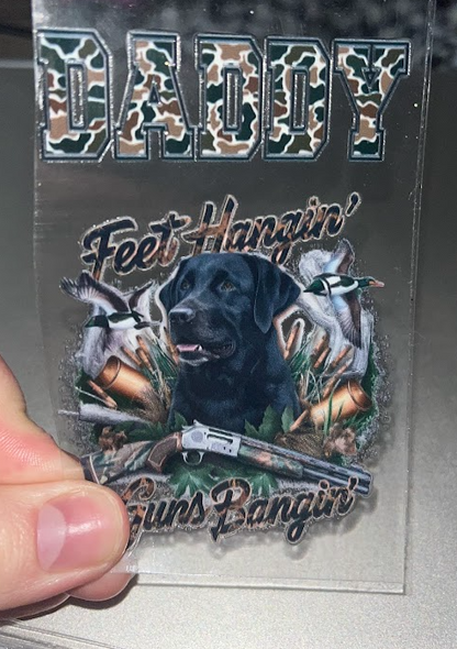Dad Hunting Decal