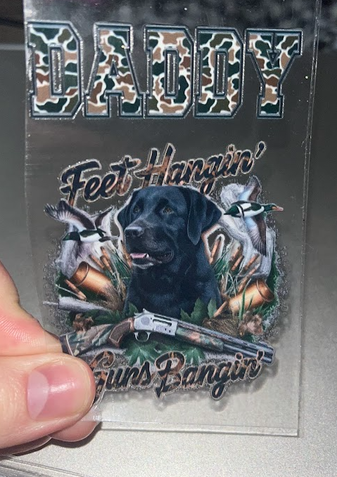Dad Hunting Decal