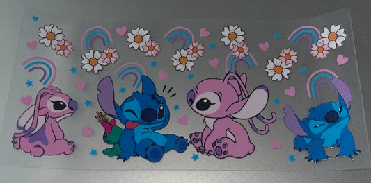 Stitch & Angel Decal