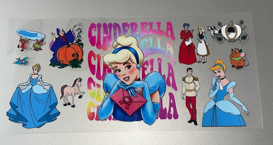 Cinderella Princess Decal