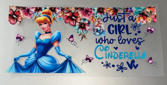 Girl Who Loves Cinderella Decal