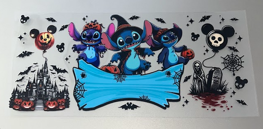 Disney Stitch Halloween Decal