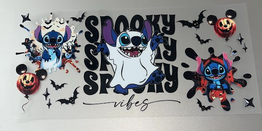 Stitch Spooky Vibes Decal