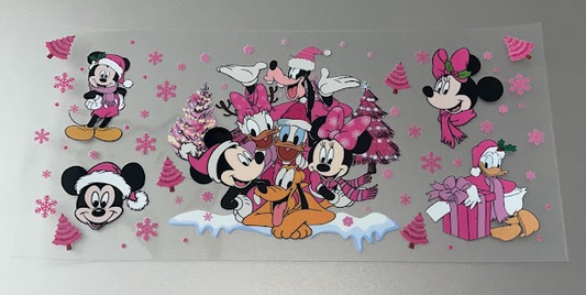 Pink MM Christmas Decal